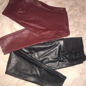 Faux Leather leggings/ pants